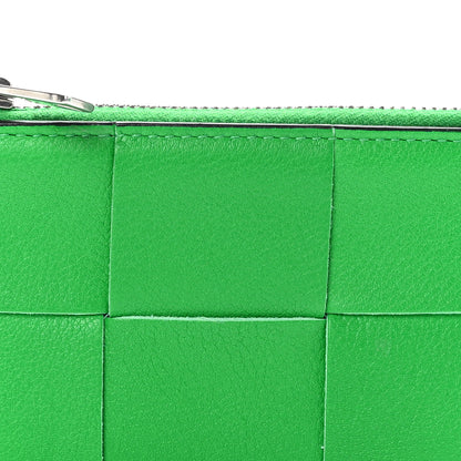 Bottega Veneta Nappa Intreccio Cassette Zipped Card Case Parakeet 7 of 8