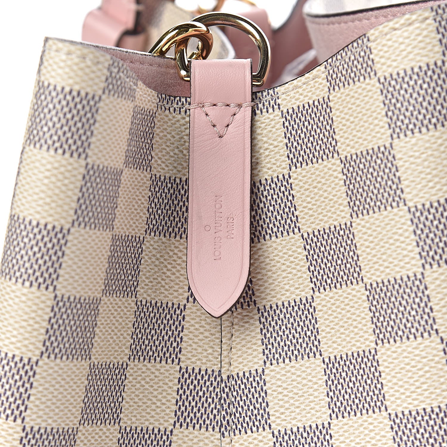 Louis Vuitton Damier Azur Neonoe MM Eau De Rose 6 of 11