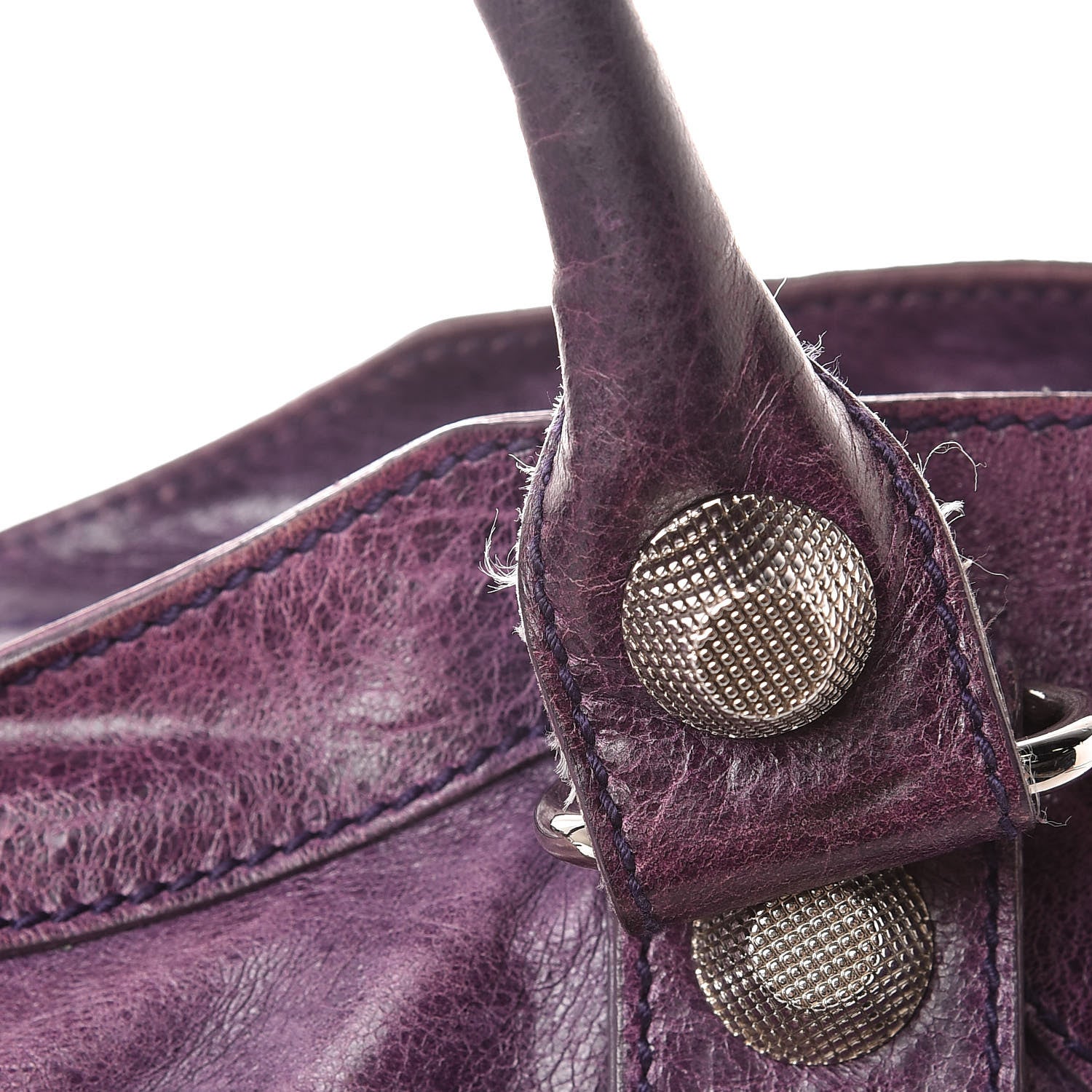 Balenciaga Agneau Giant 21 Silver Hardware City Raisin 15 of 23