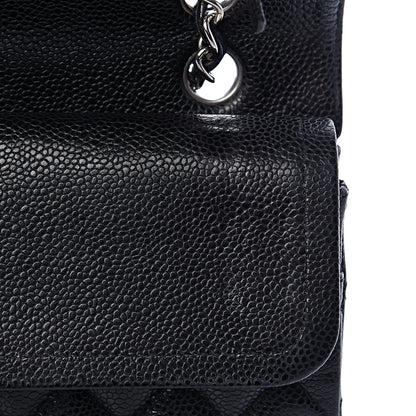 Chanel Caviar Quilted Medium Double Flap Black 11 of 17