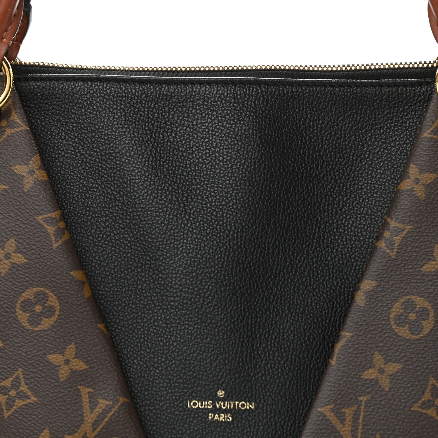 Louis Vuitton Monogram V Tote MM Black 6 of 8