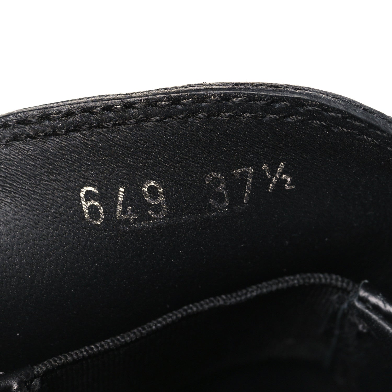 Prada Spazzolato Rois Metal Triangle Logo Monolith 55mm Loafers 37.5 Black 8 of 8