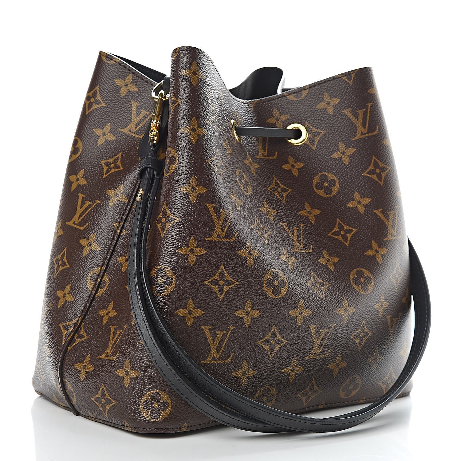 Louis Vuitton Monogram Neonoe MM Black 3 of 9