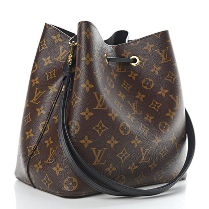 Louis Vuitton Monogram Neonoe MM Black 3 of 9