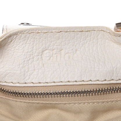 Chloe Calfskin Medium Paddington Satchel White 7 of 17