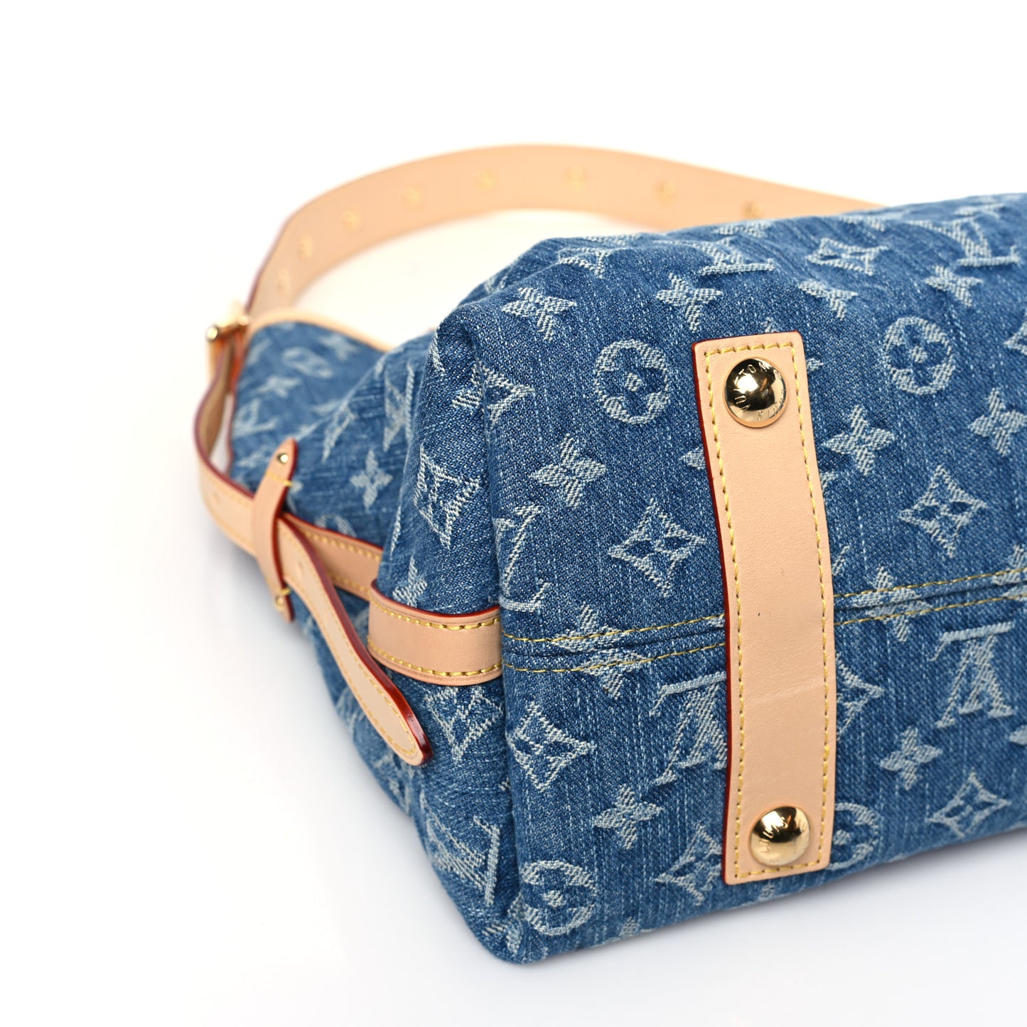 Monogram Denim CarryAll MM Blue