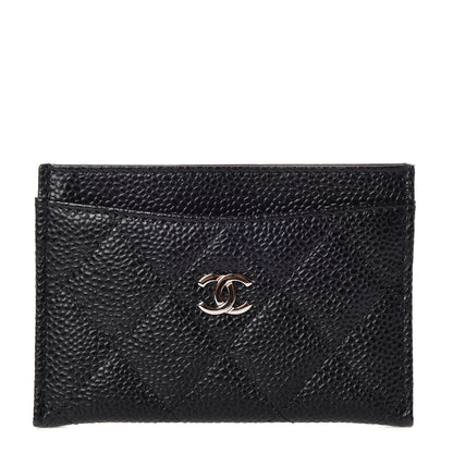 Chanel Caviar Quilted Card Holder Black 1 of 9