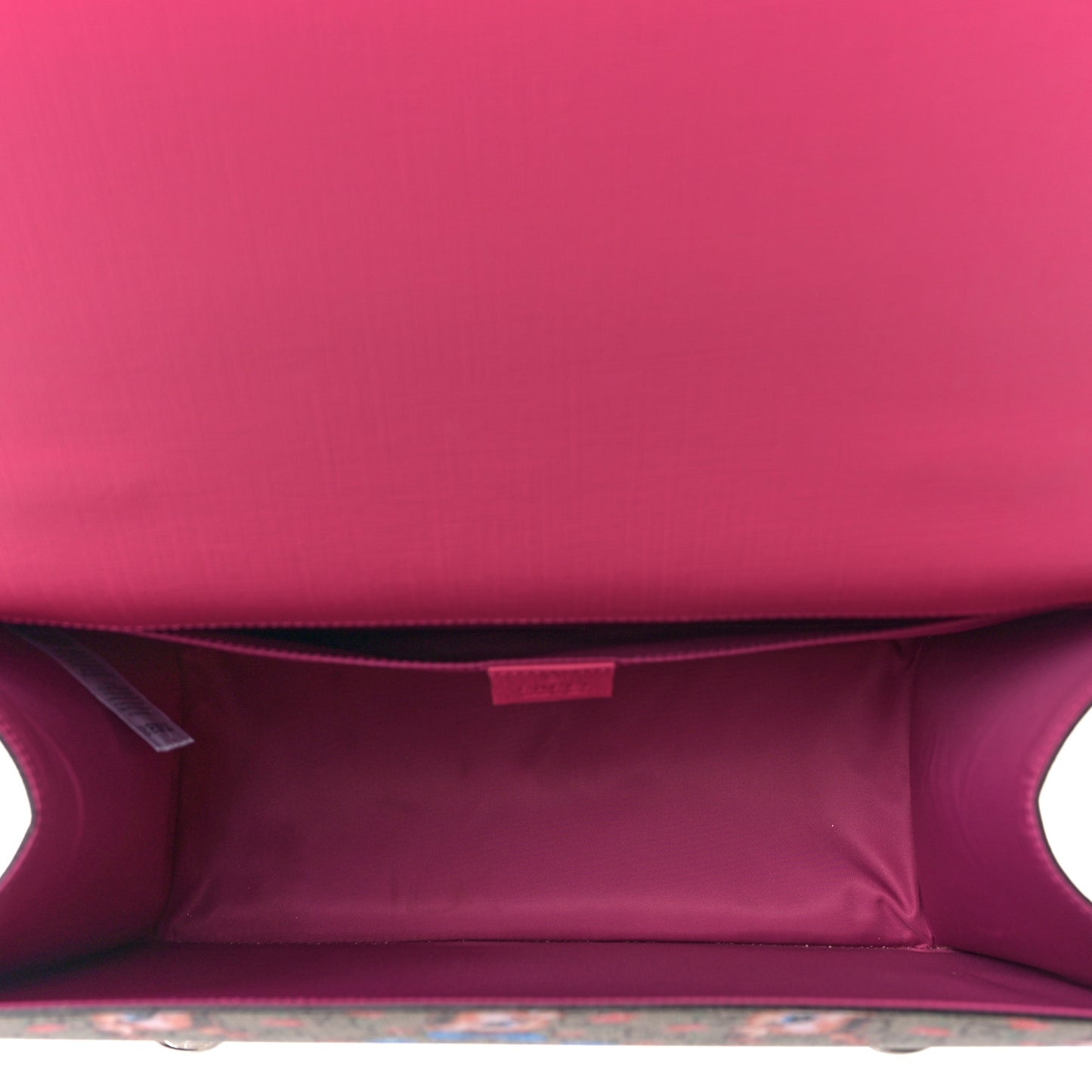 GG Supreme Monogram Fawn Print Childrens Backpack Pink Multicolor