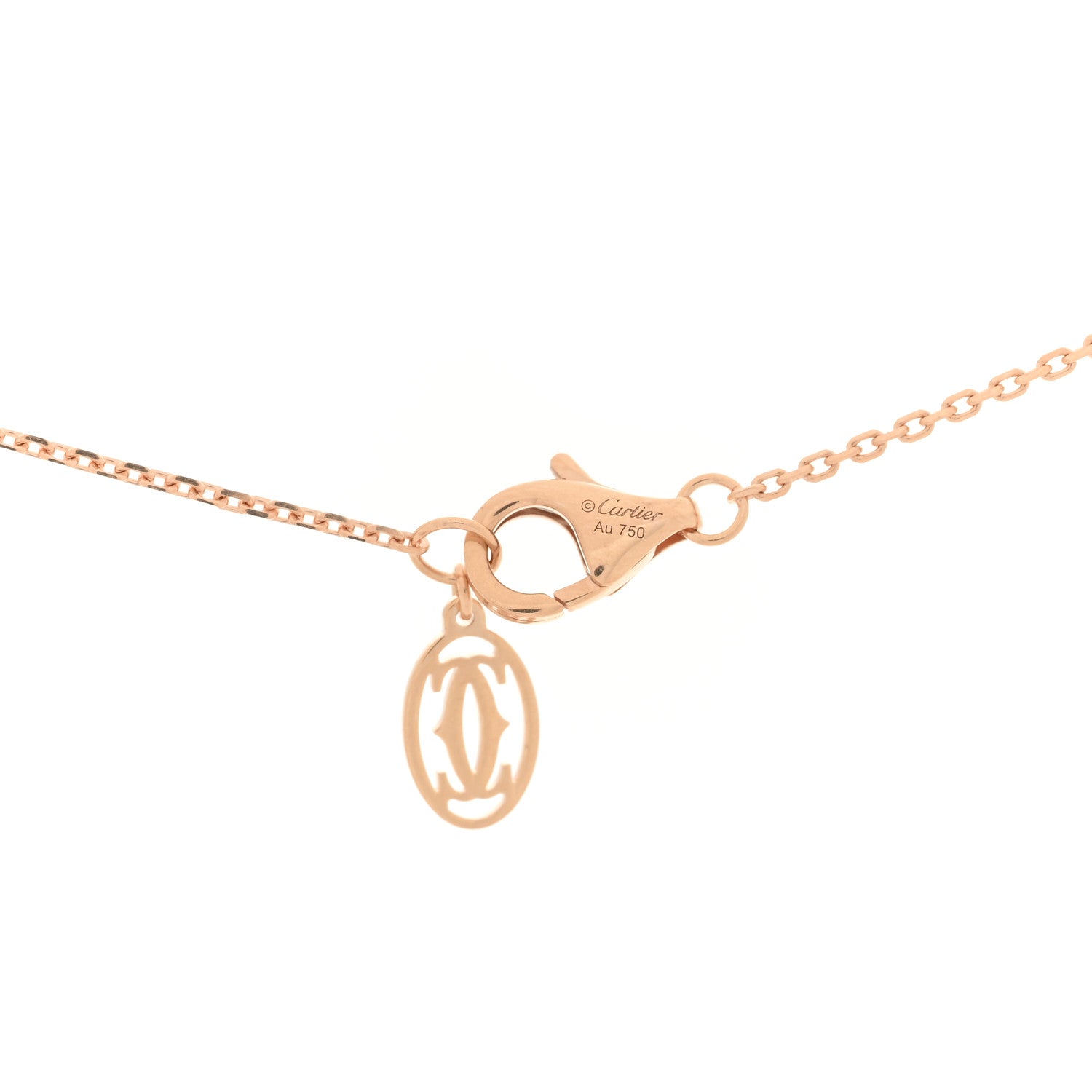 Cartier 18K Pink Gold Diamond XS D'Amour Pendant Necklace 4 of 4