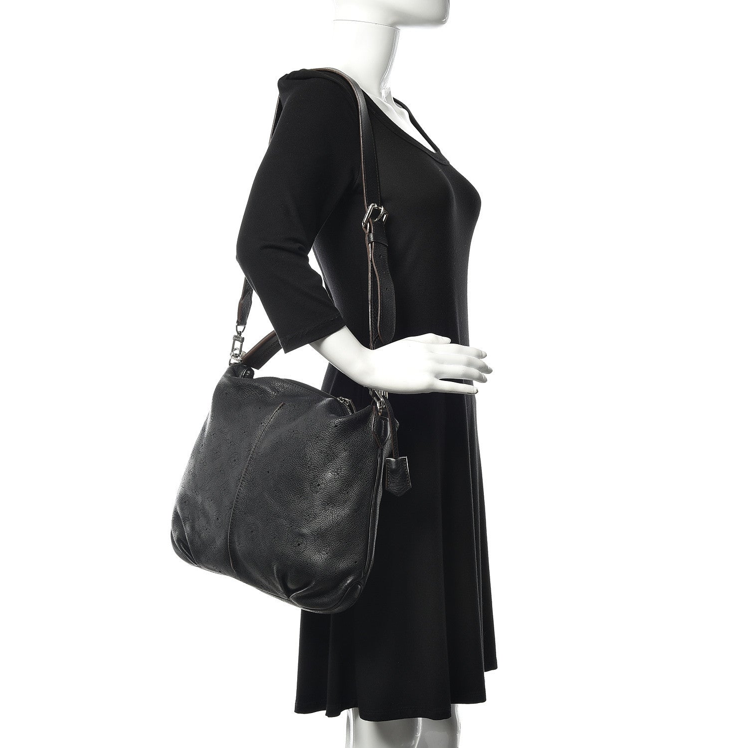 Louis Vuitton Mahina Selene MM Black 2 of 13