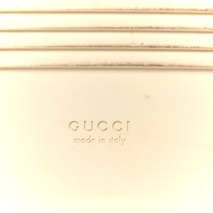 Gucci Cosmos Softy Calfskin Interlocking G Slingback Sandals 35.5 Mystic White 9 of 10