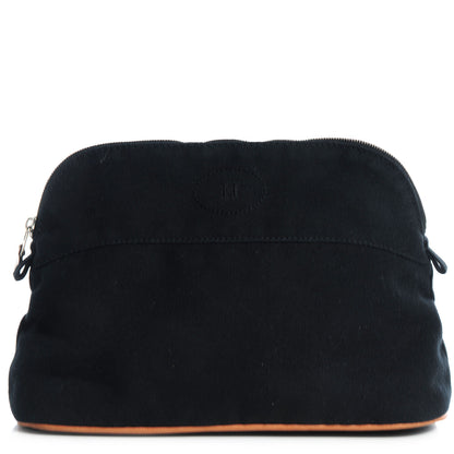 Hermes Toile Bolide Travel Cosmetic Pouch Black 1 of 10