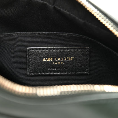 Saint Laurent Calfskin Matelasse Monogram Lou Camera Bag Military Green 6 of 12