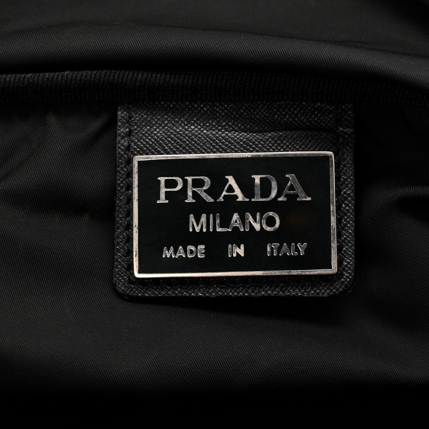 Prada Tessuto Nylon Saffiano Viaggio Duffle Black 5 of 9