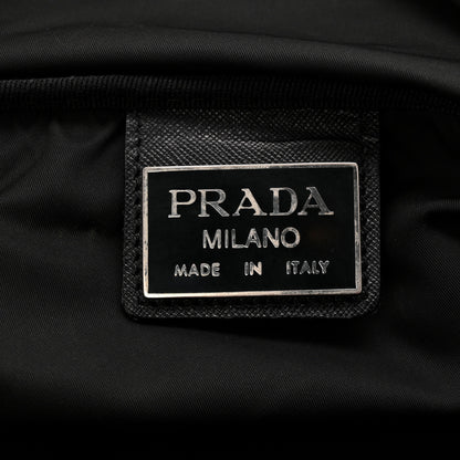 Prada Tessuto Nylon Saffiano Viaggio Duffle Black 5 of 9