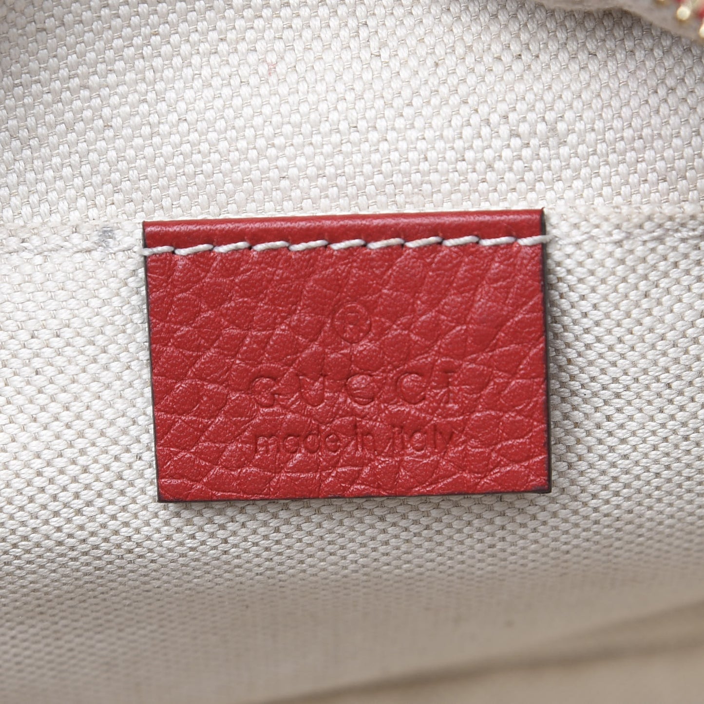 Pebbled Calfskin Small Soho Disco Bag Tabasco Red