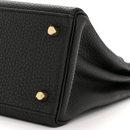 Hermes Taurillon Clemence Kelly Retourne 28 Black 10 of 13