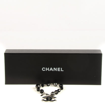 Chanel Beaded CC Bracelet Black 5 of 5