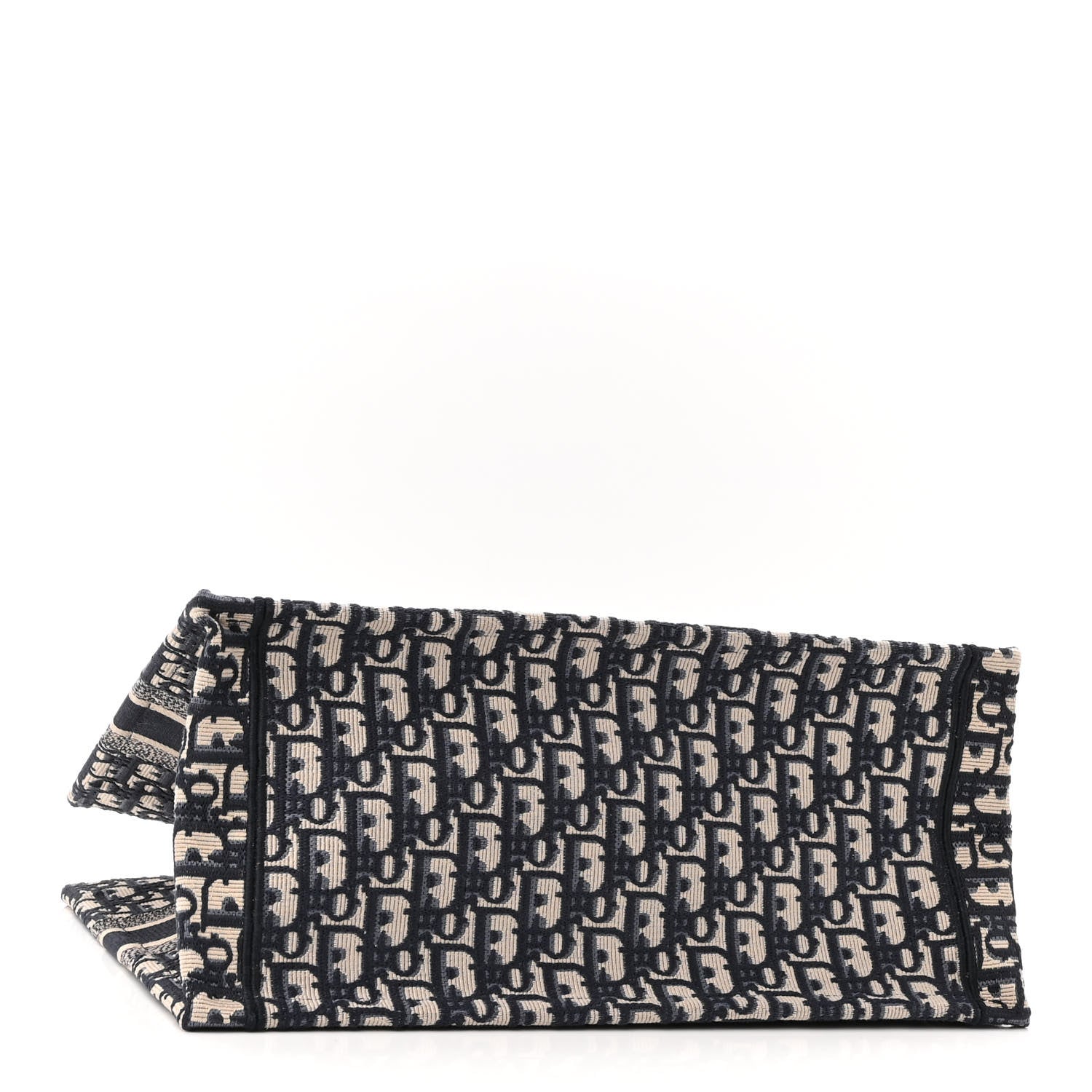 Christian Dior Oblique Medium Book Tote Blue Multicolor 4 of 10