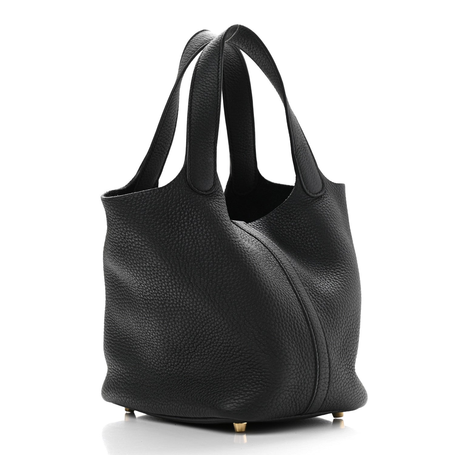 Hermes Taurillon Clemence Picotin Lock 18 PM Black 3 of 14