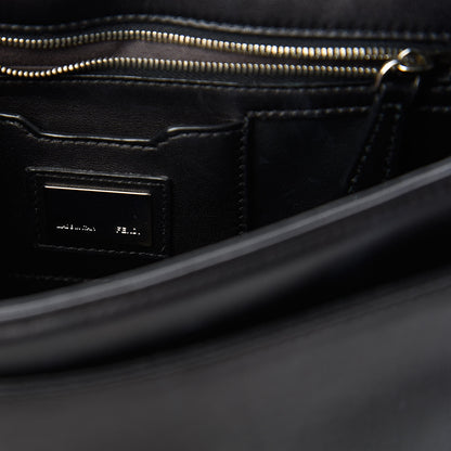 Fendi Nappa Be Baguette Crossbody Bag Black 8 of 10