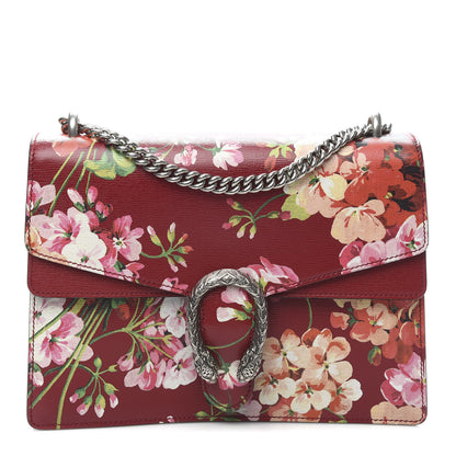 Gucci Calfskin Blooms Print Medium Dionysus Shoulder Bag Romantic Cherry Multicolor 1 of 10