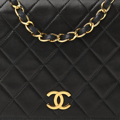 Chanel Lambskin Quilted Small Single Flap Black 8 of 12