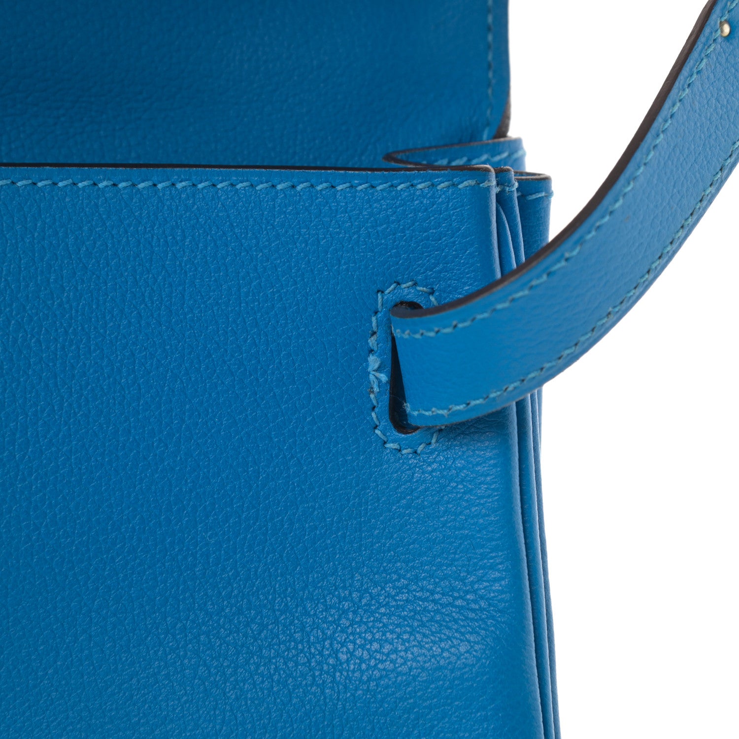 Hermes Evercolor Kelly Retourne 28 Bleu Hydra 14 of 16