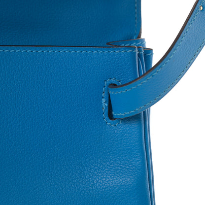Hermes Evercolor Kelly Retourne 28 Bleu Hydra 14 of 16