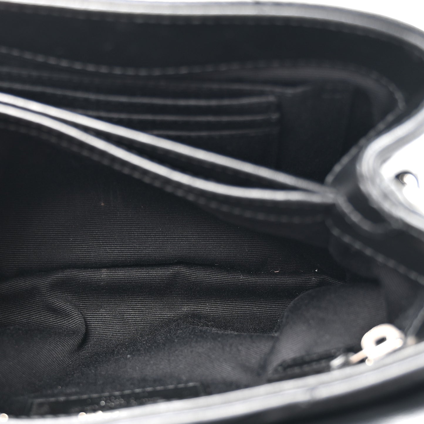 Calfskin Y Quilted Monogram Toy Loulou Crossbody Bag Black