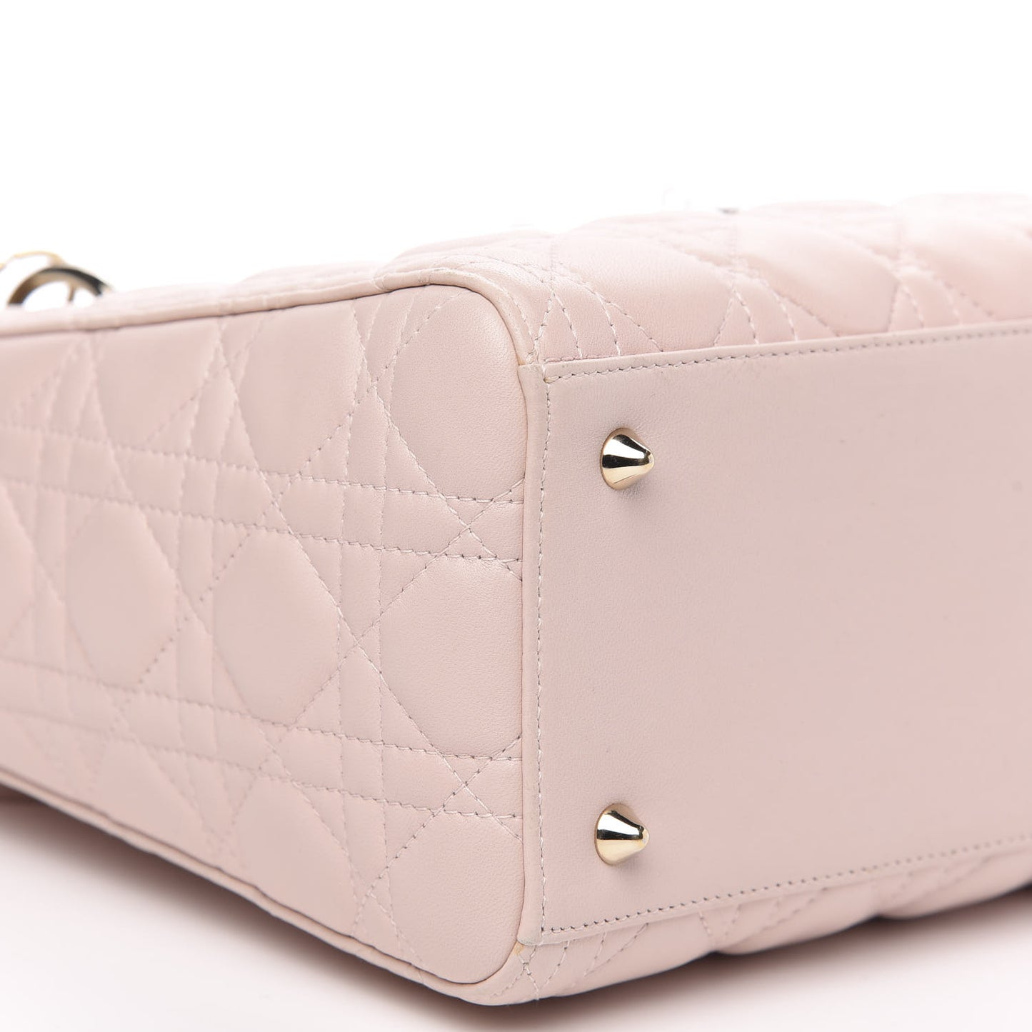 Lambskin Cannage Medium Lady Dior Light Pink