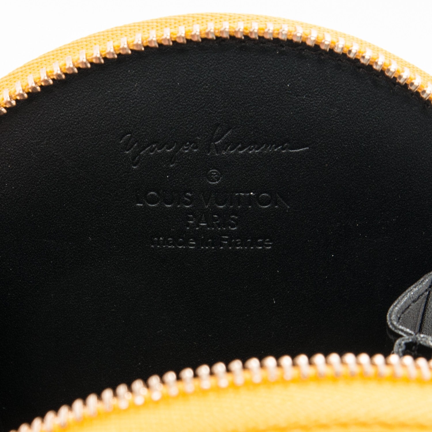 Louis Vuitton Vernis Kusama Infinity Dots Chapeau Coin Purse Yellow 6 of 7