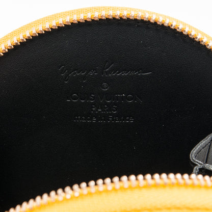 Louis Vuitton Vernis Kusama Infinity Dots Chapeau Coin Purse Yellow 6 of 7