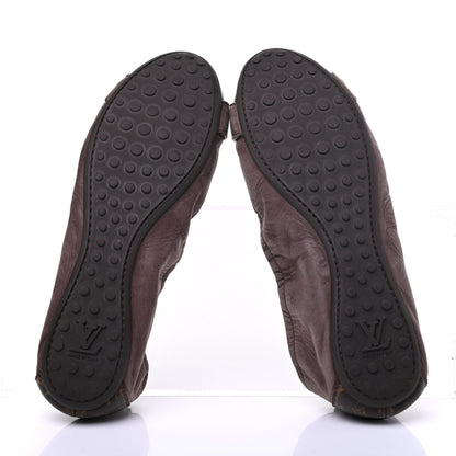 Louis Vuitton Monogram Suede Lucky Ballerina Flats 39 Brown 6 of 18
