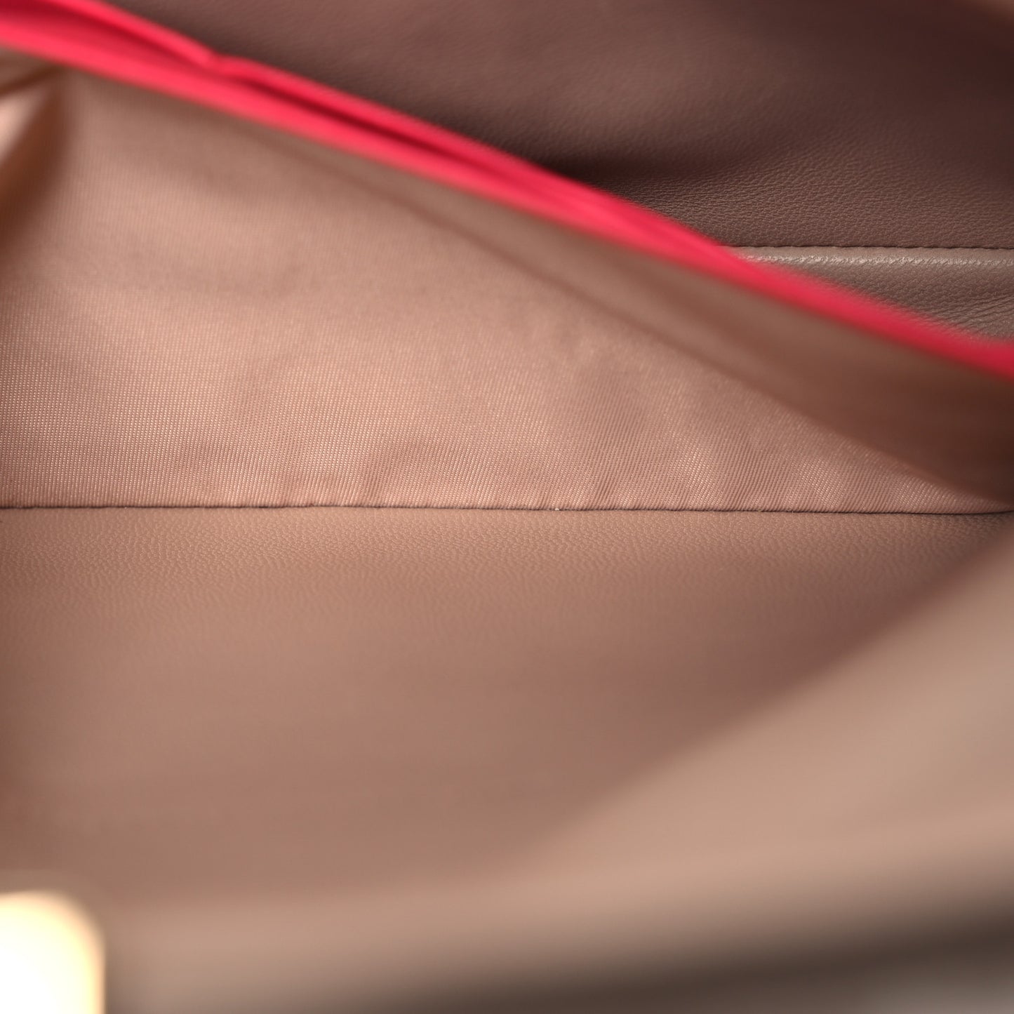 Lambskin Cannage Miss Dior Promenade Pouch Beige