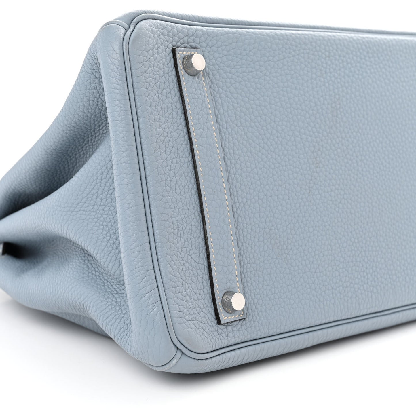 Togo Birkin 35 Bleu Lin