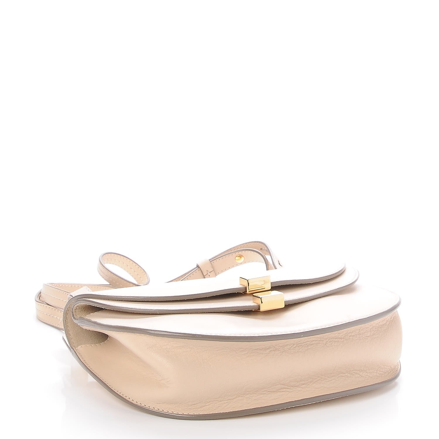 Chloe Calfskin Mini Georgia Crossbody Bag Abstract White 4 of 7