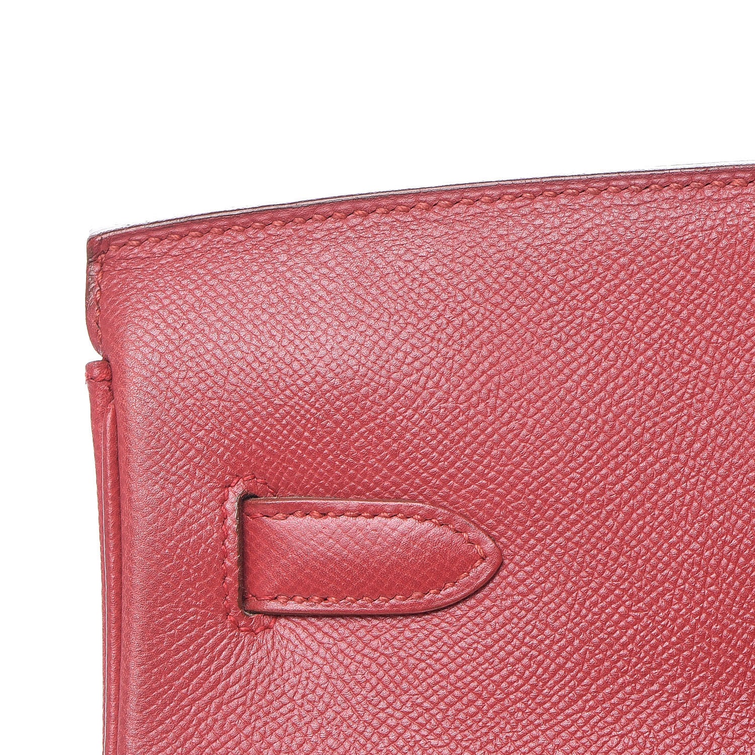 Hermes Courchevel Birkin 40 Rouge 26 of 46