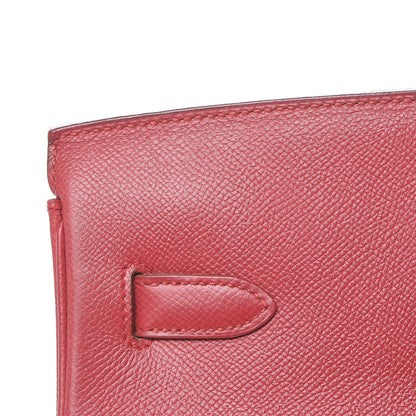 Hermes Courchevel Birkin 40 Rouge 26 of 46