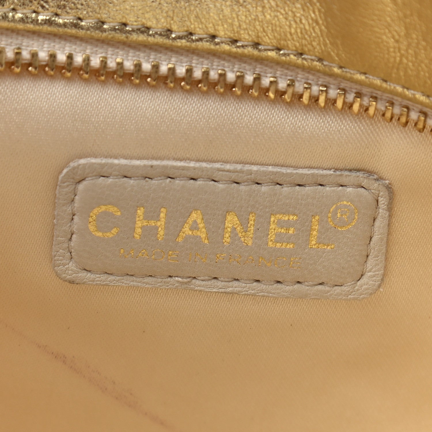 Chanel Nylon Travel Pouch Beige 6 of 8