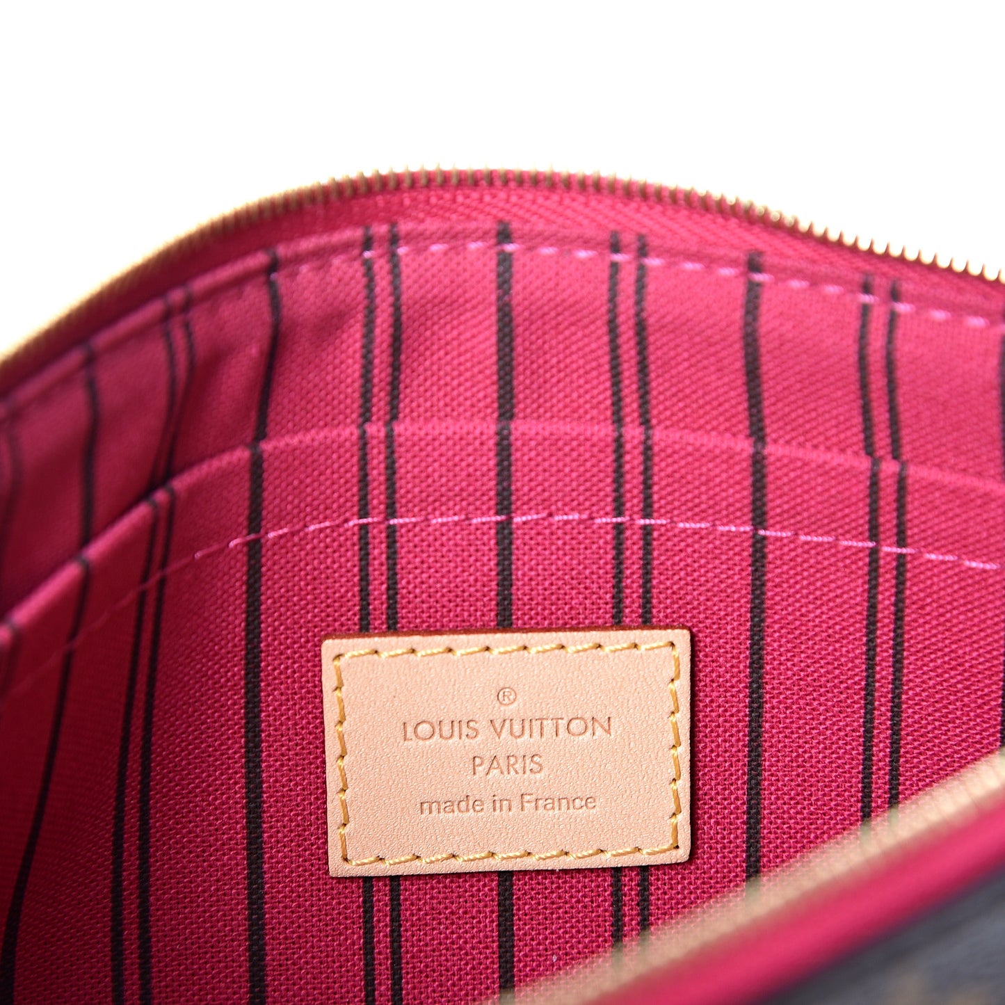 Monogram Neverfull MM GM Pochette Pivoine