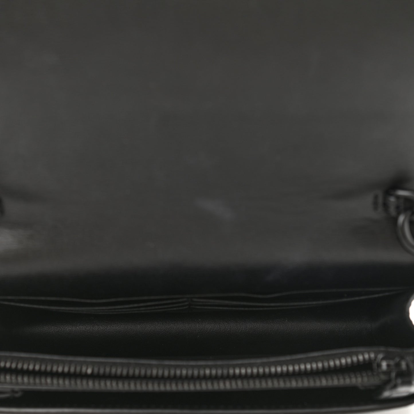 Calfskin Monogram Sunset Chain Wallet Black