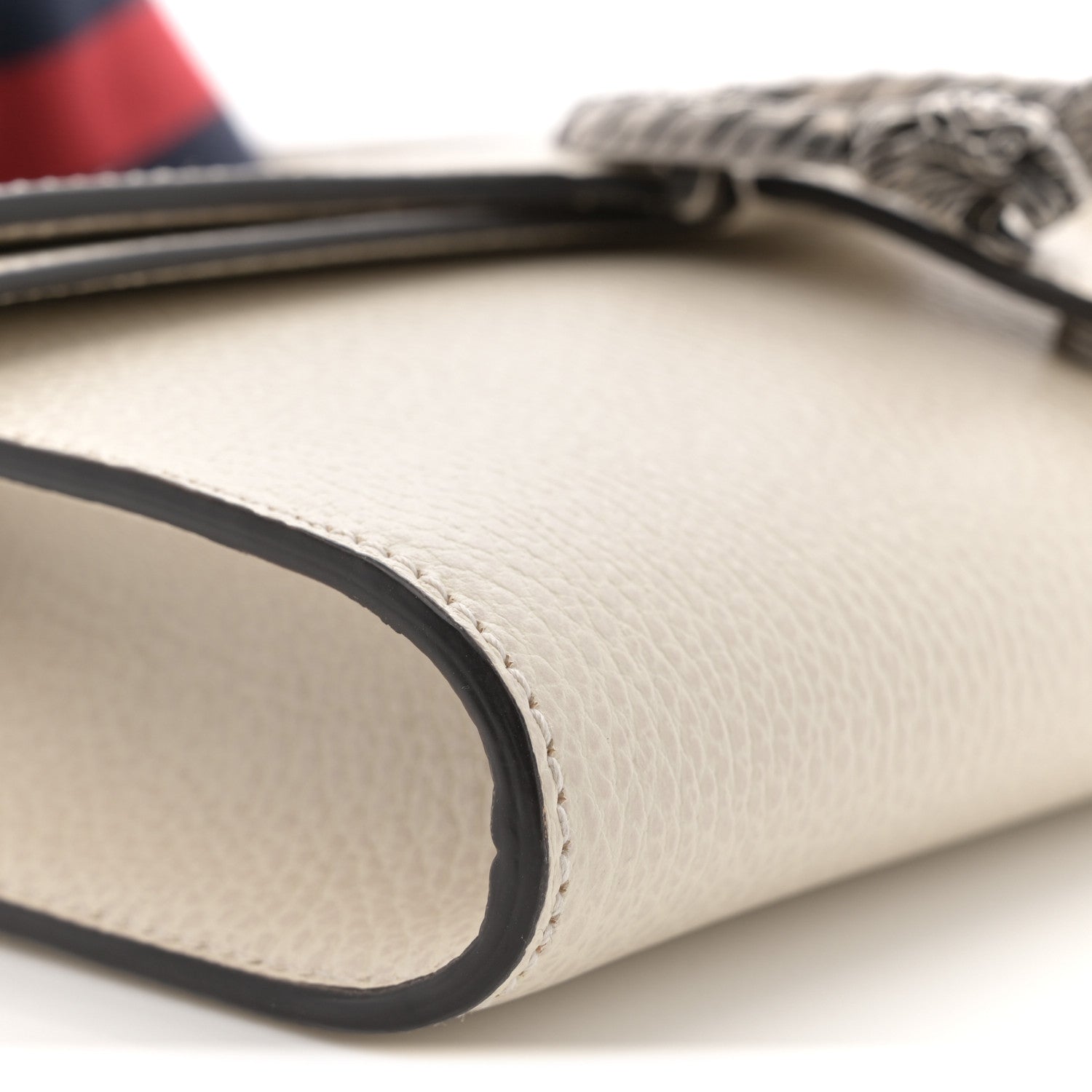 Gucci Dollar Calfskin Web Small Dionysus Crossbody Bag Mystic White 9 of 10