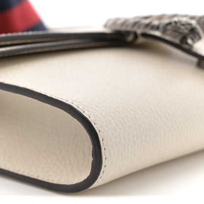 Gucci Dollar Calfskin Web Small Dionysus Crossbody Bag Mystic White 9 of 10
