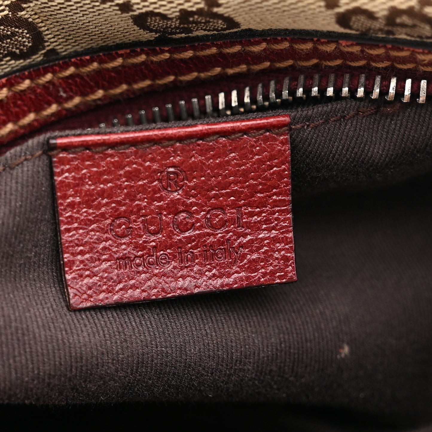 Monogram Mini Boston Handbag Red