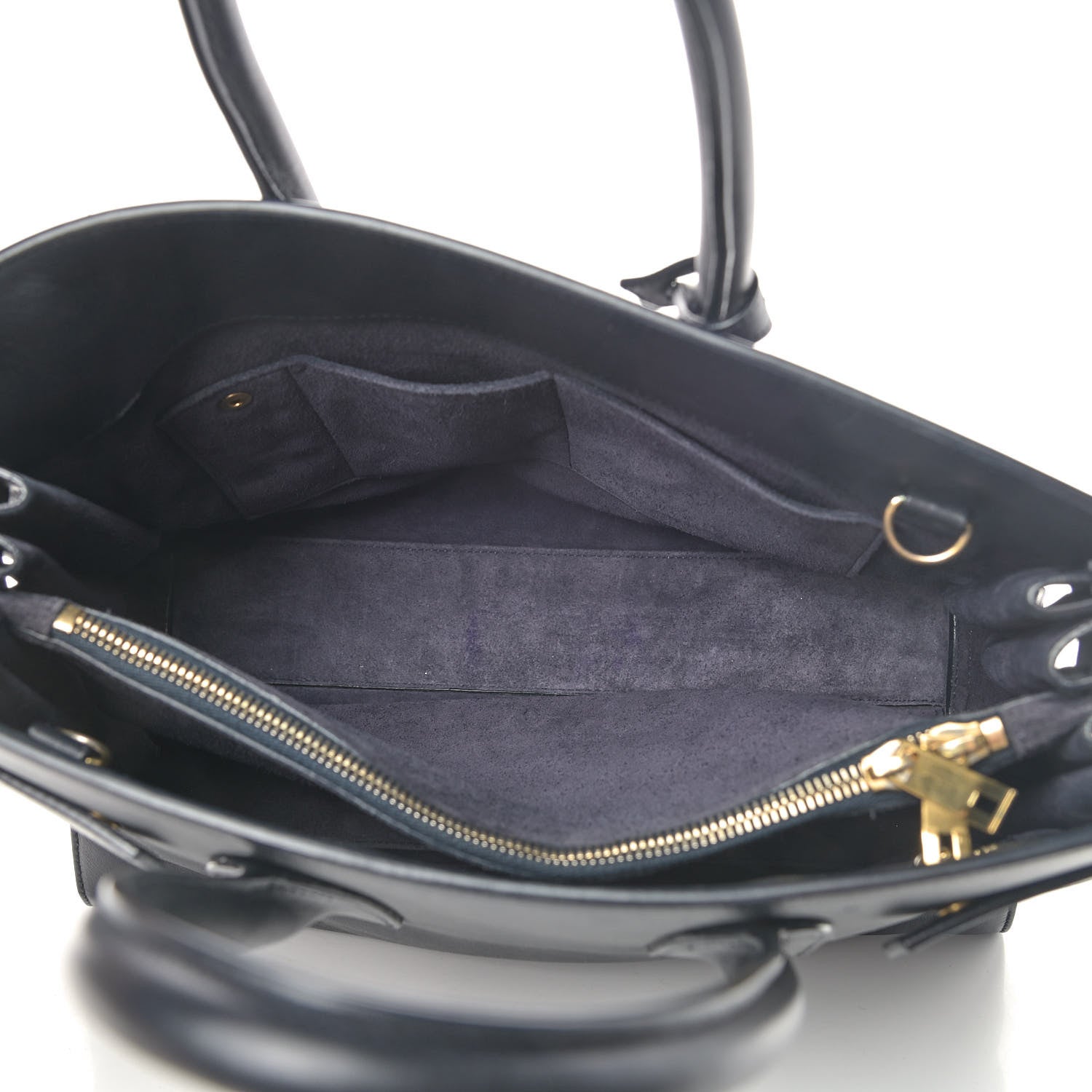 Saint Laurent Calfskin Small Sac De Jour Marine Black 4 of 9
