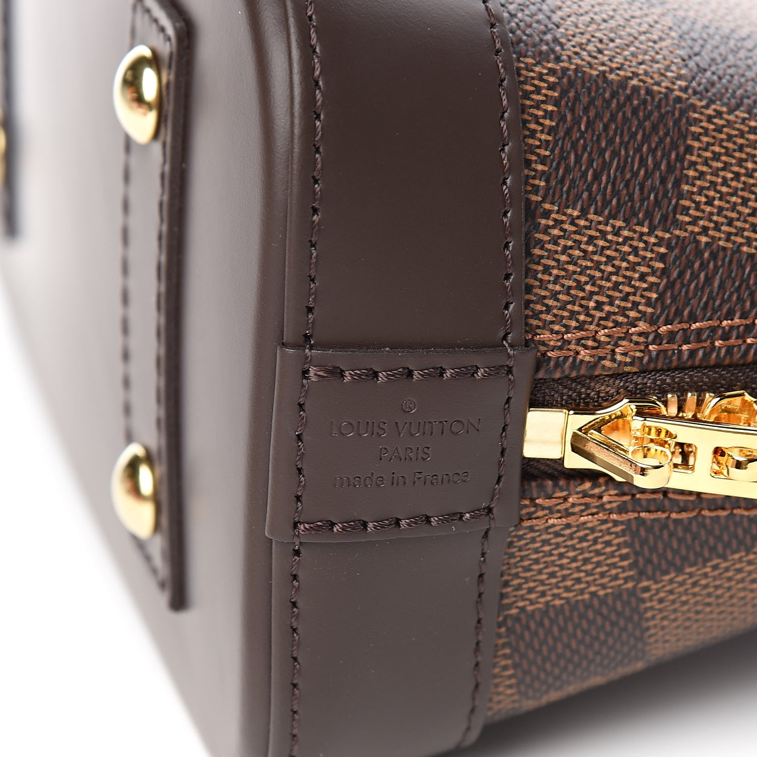 Louis Vuitton Damier Ebene Alma BB 6 of 10