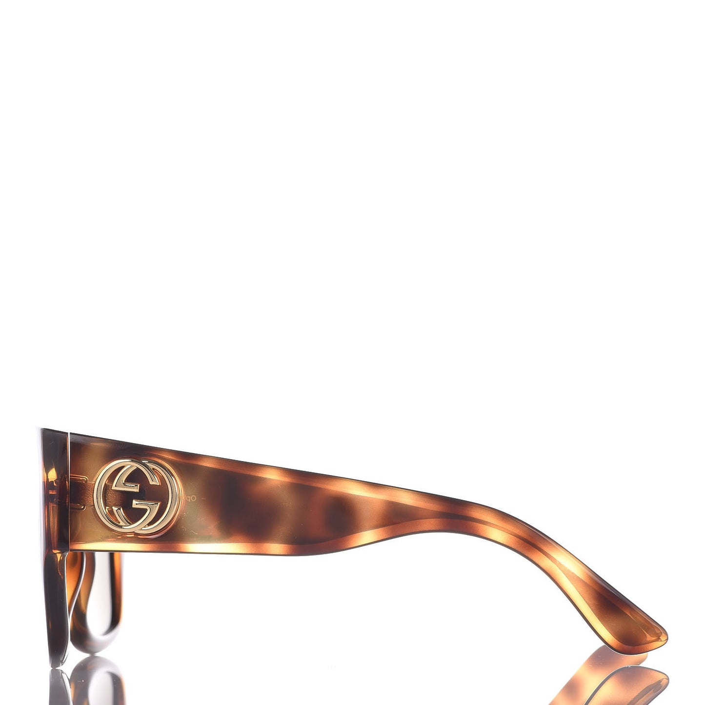 Acetate Square Frame Sunglasses GG 3817/S Light Havana