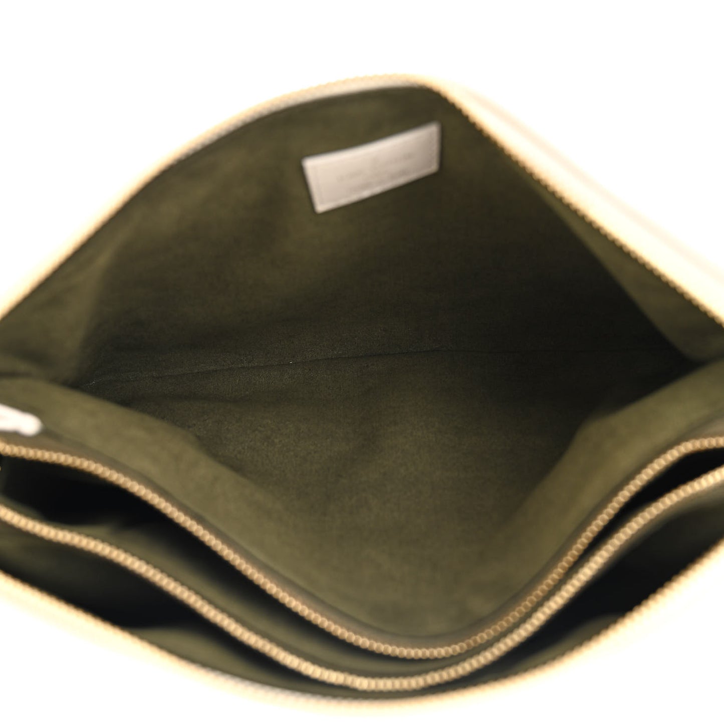 Lambskin Embossed Monogram Coussin PM Cream