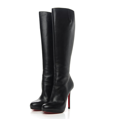 Christian Louboutin Calfskin Botalili 120 Tall Boots 37 Black 3 of 10